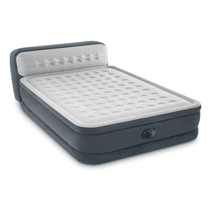 Genérico - Colchón Inflable Eléctrico Intex 2 Plz 152X203X46 Cm // Bamo Gris