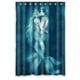 thumbnail image 1 of Cortina de ducha con diseño de sirena en el océano, con ganchos, 122 x 183 cm, entrega rápida, 1 of 3