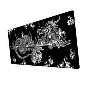 Magideal - Alfombrilla De Ratón Grande Para Escritorio, Impermeable, Antideslizante, Alta Precisión De Seguimiento, Protector De Escritorio, Alfombrilla De Ratón Estilo A