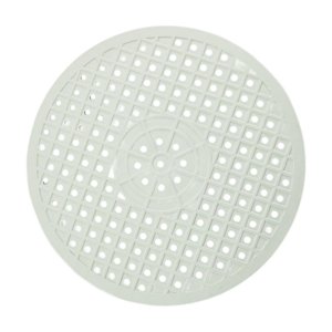 Bothyi - Alfombrilla Para Fregadero, Almohadilla Resistente Al Calor Para Fregadero, Cocina, Encimera, Cristalería, Redonda, Blanca