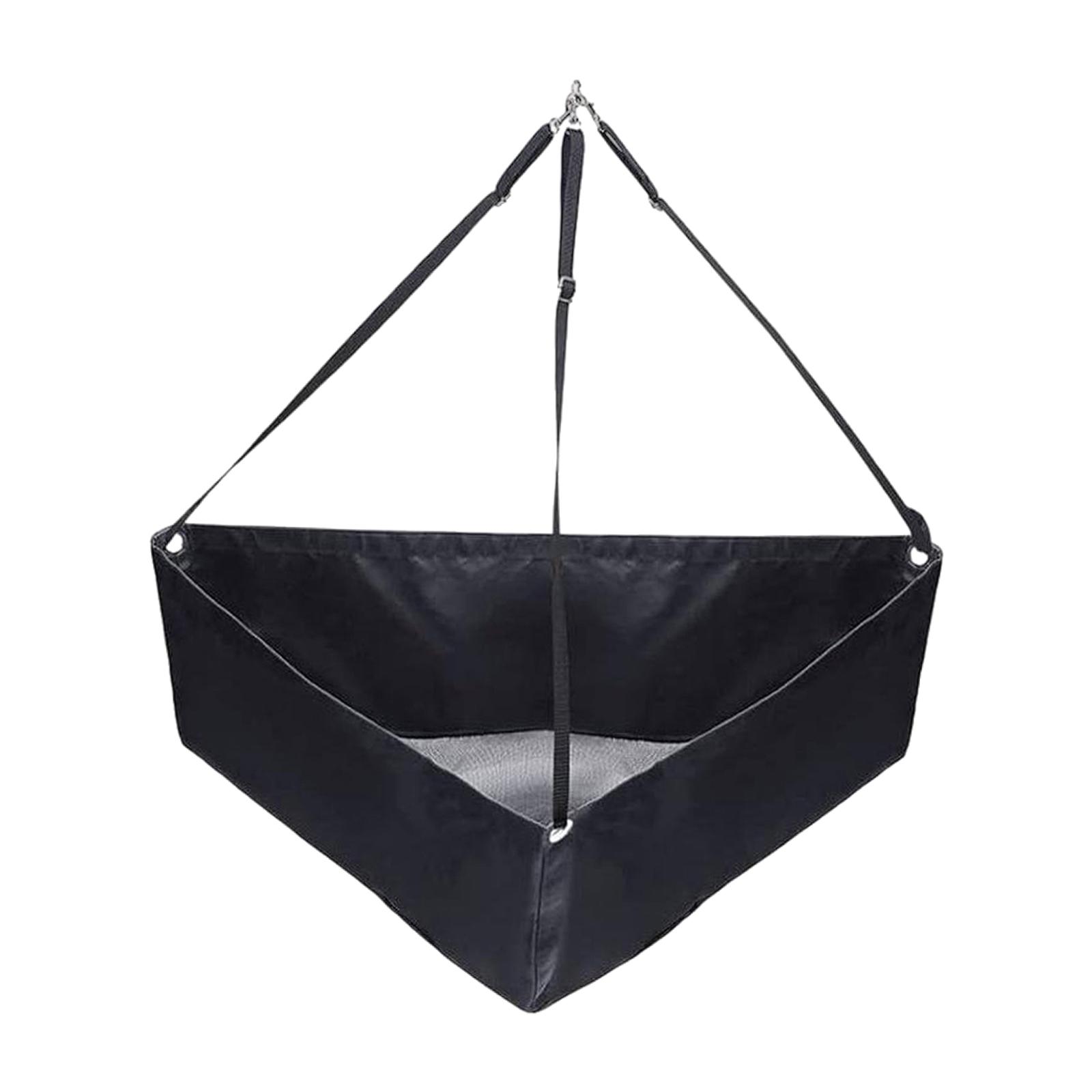 Magideal - Bolsa De Heno De Alimentación Lenta Para Caballos, Alimentador De Esquina Para Caballos, Suministros Para Animales, Alimentador De Heno Portátil, Bols