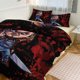 thumbnail image 2 of Chucky Horror Movie Duvet Cover Set 3 Piece Bedding Set Double Sided Printing Decorative Comforter Cover Set, 2 of 5
