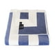 thumbnail image 2 of Toalla de playa Nautica Home 100% Algodón 163x81 diseño rayas azul, 2 of 7