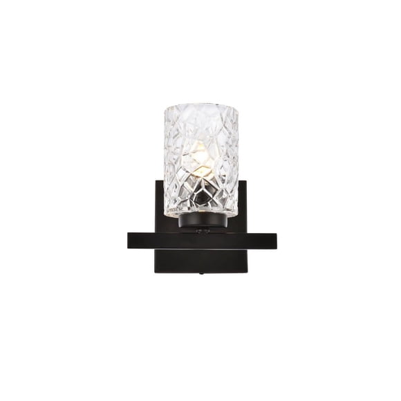 Aplique de Techo para Baño Living District Cassie 1 Luz Negro