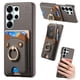 thumbnail image 1 of Funda FOXDOCK para Samsung Galaxy S26 Ultra billetera, soporte ajustable y diseño seguro-gris plateado, 1 of 6