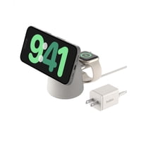 Base De Carga Inalámbrica Belkin 2 En 1 Qi2 15W Para Iphone