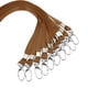 thumbnail image 1 of Uxcell 20 Pcs Cordones 17 Pulgadas Nylon Lanyard a Granel con Clip de Insignia Gancho Giratorio para Insignias de Oficina Llaveros Marrón, 1 of 6