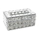 thumbnail image 1 of Caja De Pa?uelos De Cristal Almacenamiento De Papel Mesa Para El Hogar Soporte Para Caja De Hotel Plata, 1 of 5