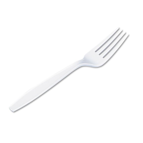 Tenedor Georgia-Pacific 18 cm Blanco 1000 unidades