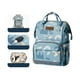 thumbnail image 1 of Mochila Maternal Impermeable Con USB LuBabycas Azul, 1 of 8
