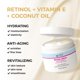 thumbnail image 5 of Crema de noche Vitamin World Retinol 100.000 UI con vitamina E 240 ml, 5 of 7