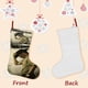 thumbnail image 3 of The Walking Dead Tema: Calcetines de Navidad, fino lino blanco para colgar en escaleras y chimenea, decoración navideña para el hogar, regalo de Navidad.54cm×38cm, 3 of 5