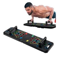 Global Latin Group - Tabla Multifuncional Flexiones 9 En 1 Entrena Pecho Y Brazos Negro