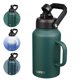 thumbnail image 1 of Botella de agua BJPKPK de 2,6 L con aislamiento, boca ancha y asa, 1 of 6