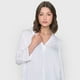 thumbnail image 3 of Blusa Mujer Cuello Camisero M/L Blanco Corona, 3 of 5