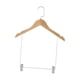 thumbnail image 3 of Perchas De Madera Para Trajes, Perchas Para Pantalones, Gancho Giratorio Resistente Y Duradero Con Clips Para Ropa De Mujer, 3 of 5