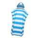 thumbnail image 4 of Surf Poncho Sudor Absorbente Toalla De Playa Con Capucha Hombres Mujeres Natación Capa Azul, 4 of 5