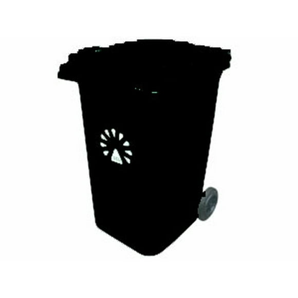 Basurero 240 lts negro