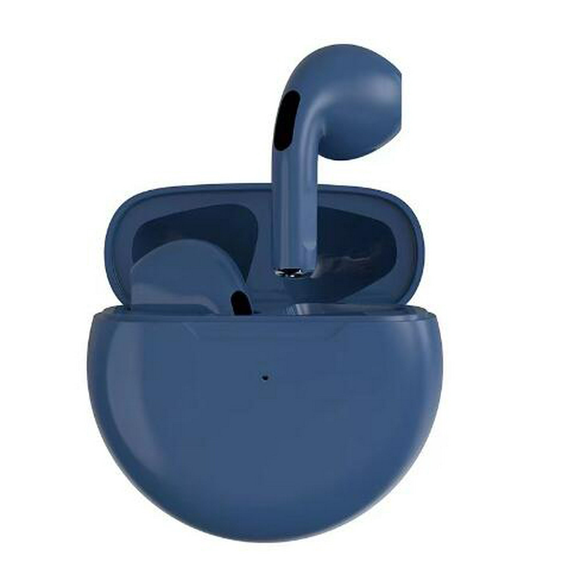 Veat00l - Audífonos Inalámbricos Bluetooth Pro6 5.0 20 H De Batería De Larga Duración Compactos Y Portátiles Cancelación Inteligente Del Ruido Diseño Magnético Indicador Luminoso De Dos Colores