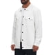 thumbnail image 4 of Chaqueta casual de hombre con botones, mangas largas, estilo camionero para uso diario XL blanco, 4 of 6