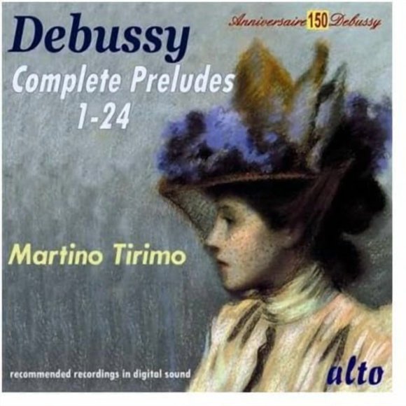 Álbum musical alto: Preludios completos de Debussy