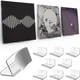 thumbnail image 1 of Soportes Transparentes Modernos JP para Vinilos 8 Unidades, 1 of 8