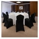 thumbnail image 3 of Pack X6 Fundas Negro Para Silla  Spandex Lycra Lisa Elegante Eventos Bodas, 3 of 6