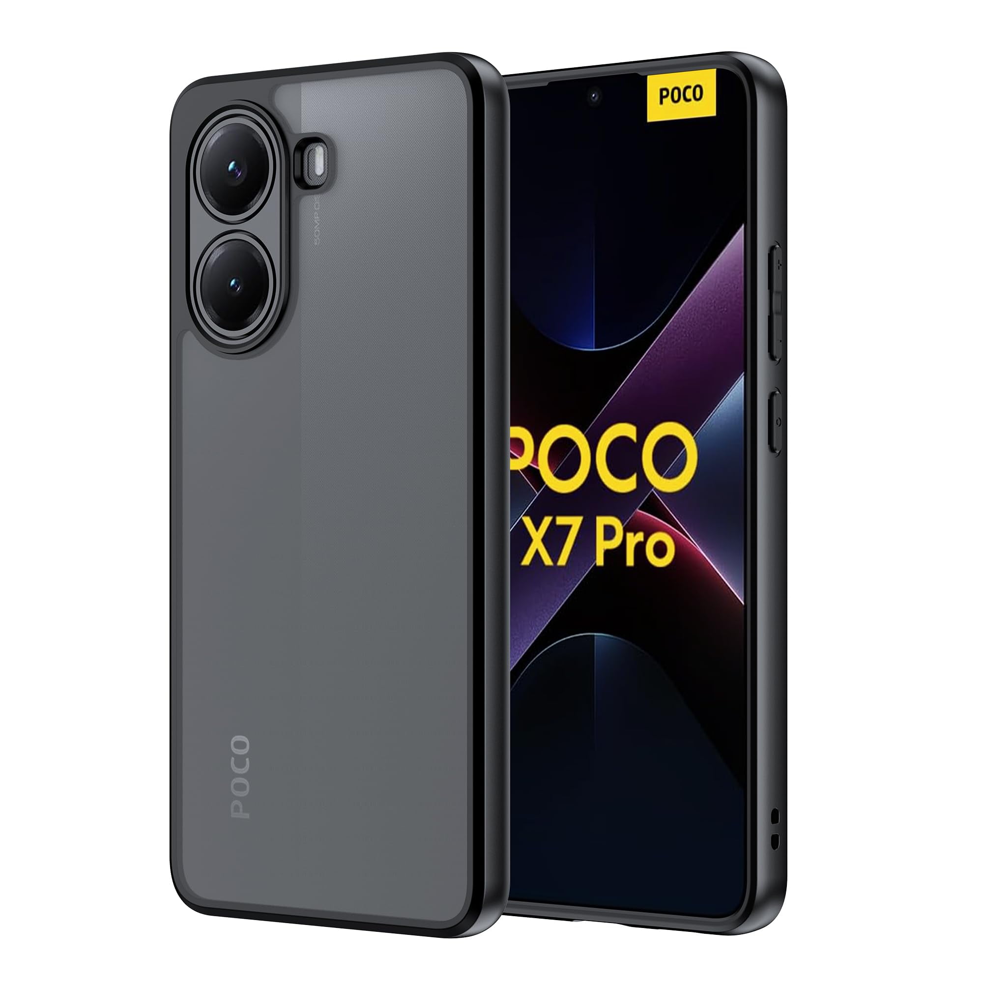 Funda De Teléfono Suttkue Para Xiaomi Poco X7 Pro Black