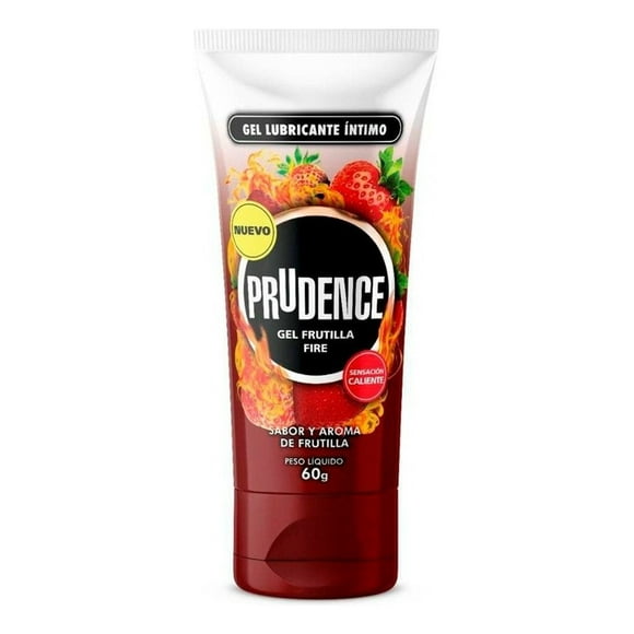 Lubricante Prudence Gel Frutilla Fire