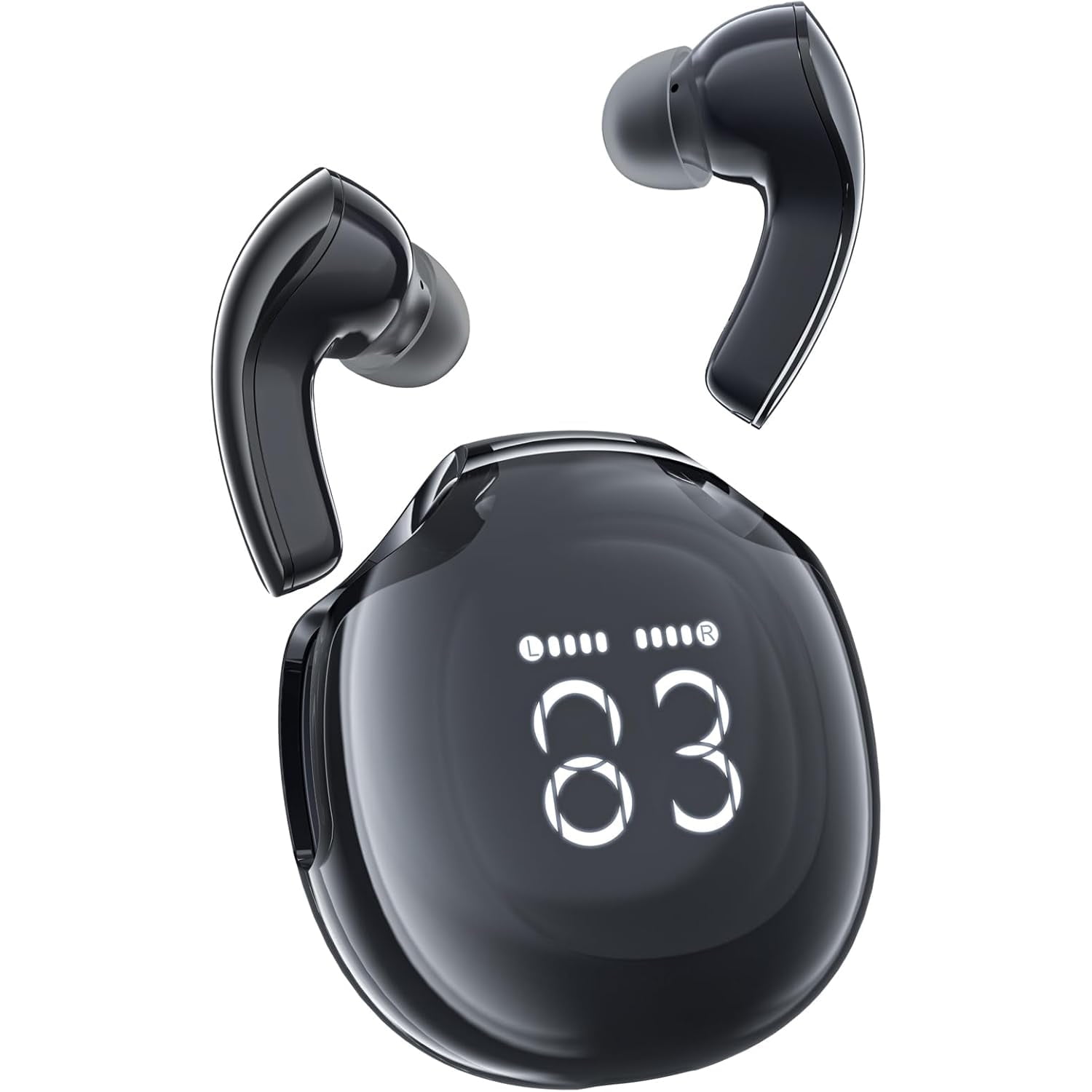Aaronmei Auriculares Bluetooth 5.3 Negro