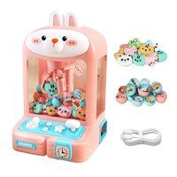 Bothyi - Mini Máquina De Garras Para Fiestas, Minimáquinas Expendedoras Para Niños, Niñas, Niños, Conejo, 20 Muñecas