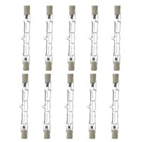 Magideal - 10X Bombillas Halógenas R7S Bombillas De Reflector De Ángulo De Haz De 360 Degree Bombilla De Doble Extremo Para Luces De Paisaje De Oficina Seguridad Del J118 200W