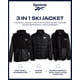 thumbnail image 2 of Chaqueta de invierno Reebok, sistema 3 en 1, impermeable, softshell para niños, 2 of 7