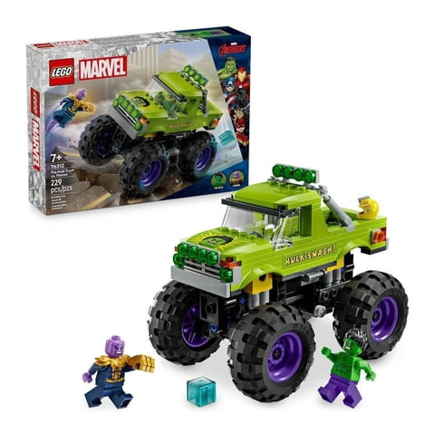 Set Lego Super Heroes Camión De Hulk Vs. Thanos Vehículo 76312