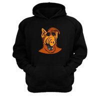 Genérico - Polerón Canguro Alf Serie De Los 80´S Negro Talla Xl Unisex