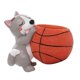 thumbnail image 3 of Maceta de plantas suculentas con forma de bola deportiva creativa para baloncesto de decoración del hogar, 3 of 3