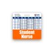thumbnail image 1 of Badge Buddy Scrubs and Stuff LLC - Enfermera Estudiante Naranja, 1 of 4
