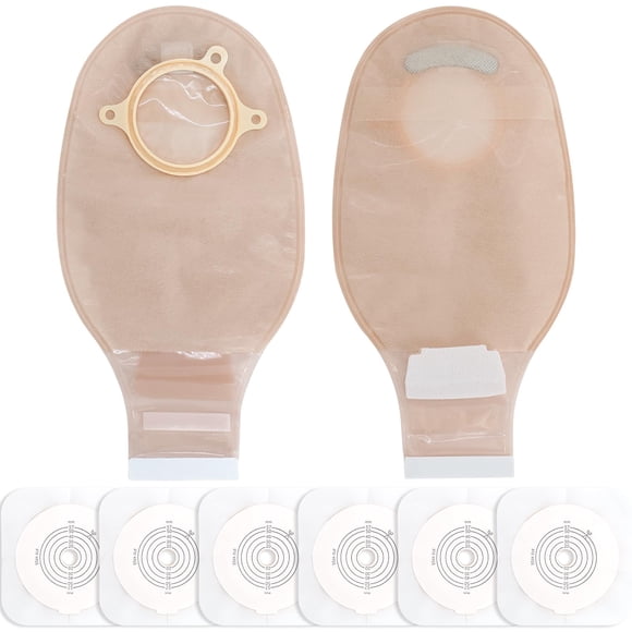 Bolsa de colostomía SUCONBE de Ostomy Supplies con bolsas drenables, 21 unidades