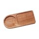 thumbnail image 3 of Bandeja De Madera Para Servir, Soporte Para Vajilla Para Reuniones Familiares, Bodas, Fiestas, Madera Oscura, 3 of 5