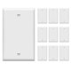 thumbnail image 1 of Funda de pared ENERLITES de policarbonato de 1 elemento, 11,43 x 7,01 cm, 1 of 7