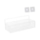 thumbnail image 2 of Cesta De Almacenamiento De Gabinete Cesta De Alambre De Acero Resistente Para Frutas Verduras Bocadillos Blanco L Con Etiqueta, 2 of 5