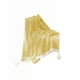 thumbnail image 1 of Manta Con Borlas Y Estampado Geometrico De Rombo Color Amarillo, 1 of 4
