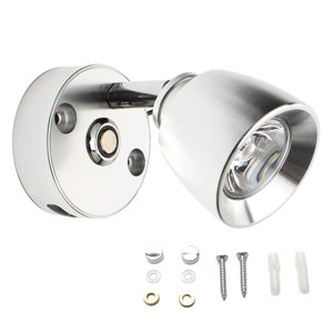 Ioensy - Lámpara De Pared Led Moderna Luz De Lectura Ajustable Luz Blanca Cálida Para Interior Rv