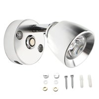 Ioensy - Lámpara De Pared Led Moderna Luz De Lectura Ajustable Luz Blanca Cálida Para Interior Rv