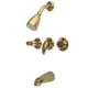 thumbnail image 1 of Grifo para bañera y ducha Kingston Brass KB232LL 3-Legacy Lever, 1 of 2