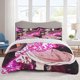 thumbnail image 1 of nezuko Bedding Sets Cartoon Duvet Cover Lightweight 3 Piece Bet Sets for Kids Boys Girls, 1 of 5