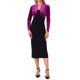 thumbnail image 2 of INSPIRE CHIC Chaqueta Bolero Abierta de Manga Larga de Terciopelo para Mujer, Color Púrpura Ciruela, Talla L, 2 of 6