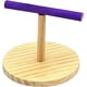 thumbnail image 4 of Percha de mesa para pájaros, percha de entrenamiento para loros, jaula para pájaros, juguete portátil, gimnasio de madera, soporte de juego para loros, soporte de entrenamiento para agapornis, 4 of 7