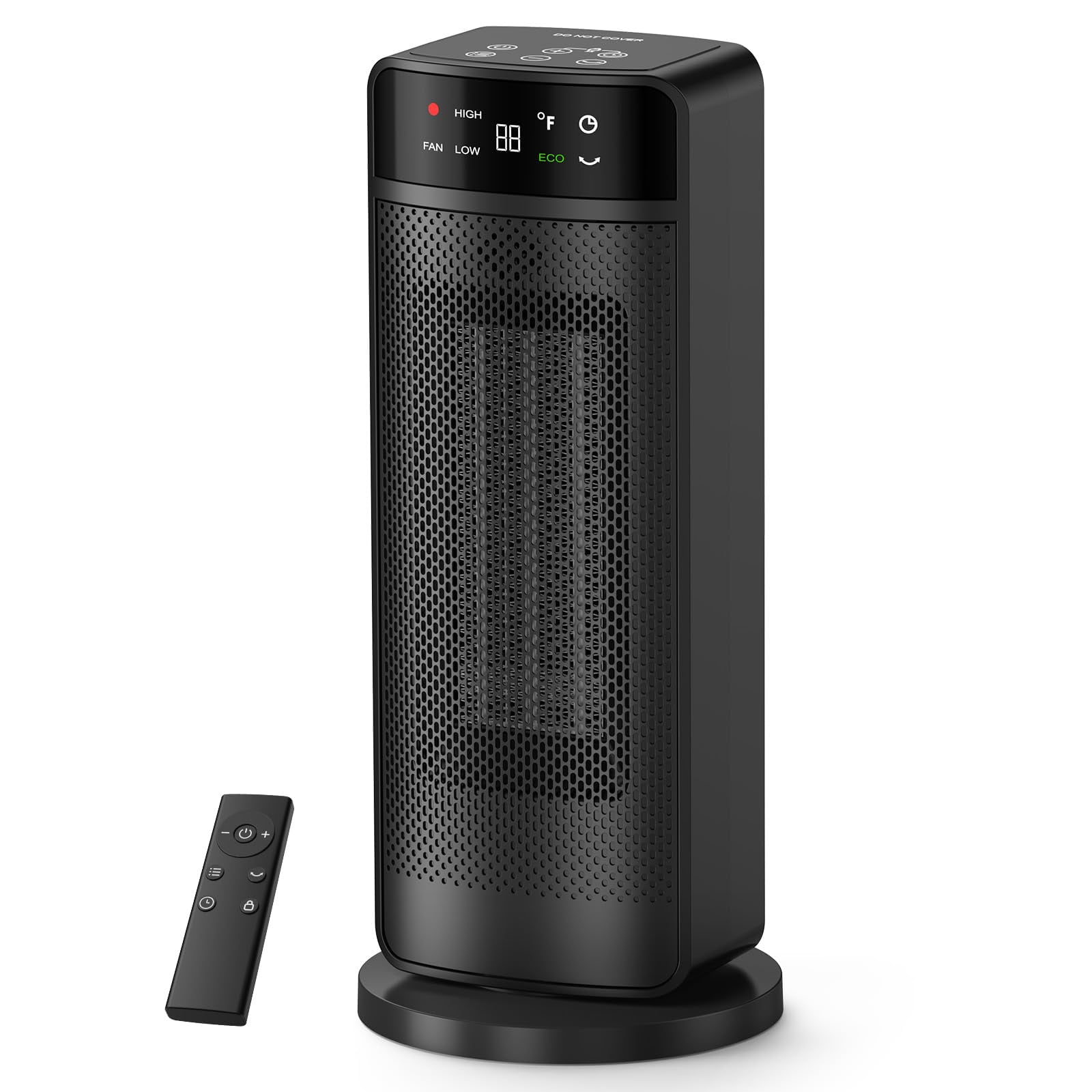 Calefactor Portátil De Cerámica Pereysi 1500 W Con Control Remoto
