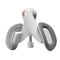 Magideal - Ejercitador De Muslos Fortalecedor De Piso Pierna Ajustable Del Entrenador Muslo Maestro Tóner Muscular Para Uso Doméstico Equipo De Ejercicio Físico Gris